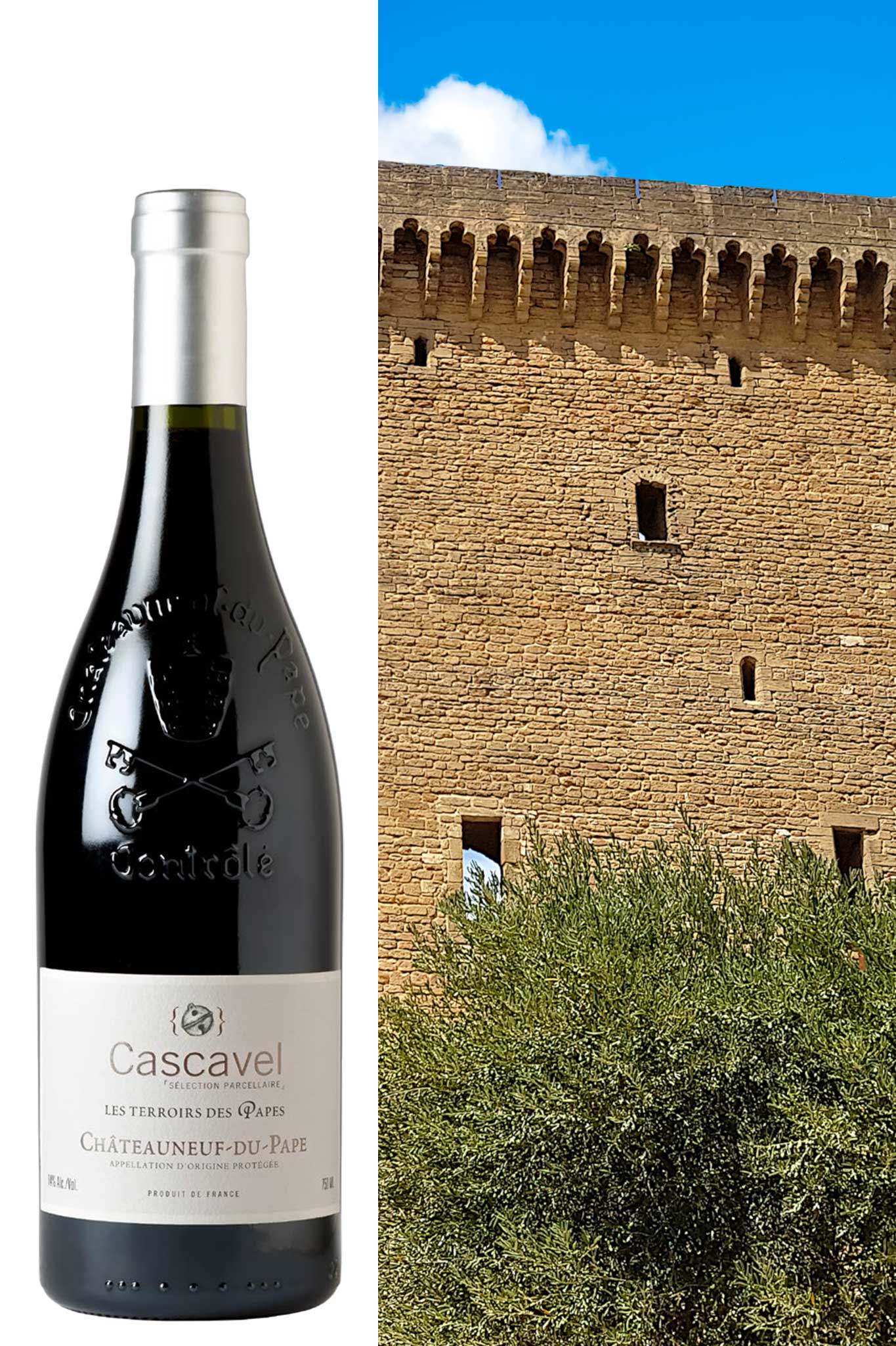 Le château de Chateauneuf-du-Pape
